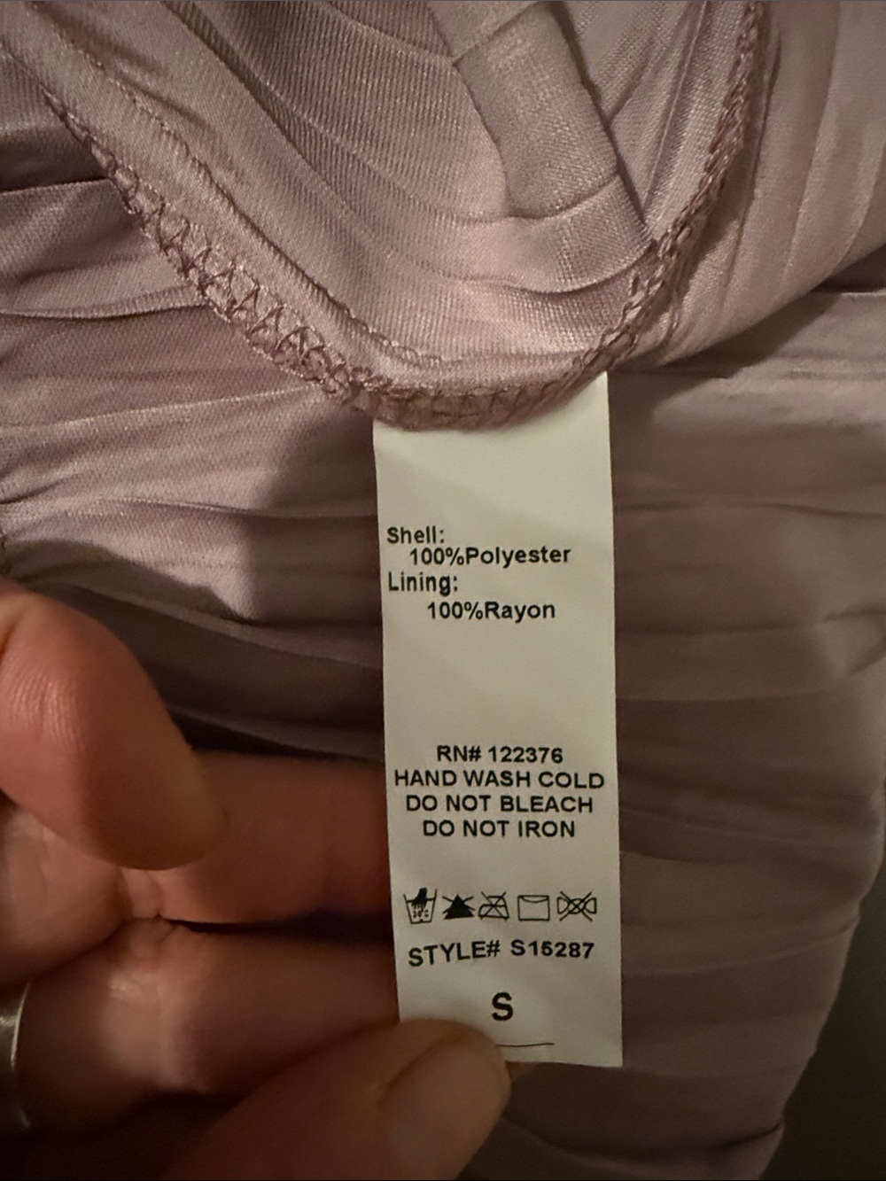 Mustard Seed Dusty Rose Long Sleeve Ruffle Tiered Dress - Picture 11 of 11